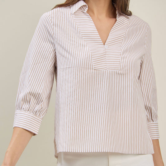 Claudia Striped Blouse