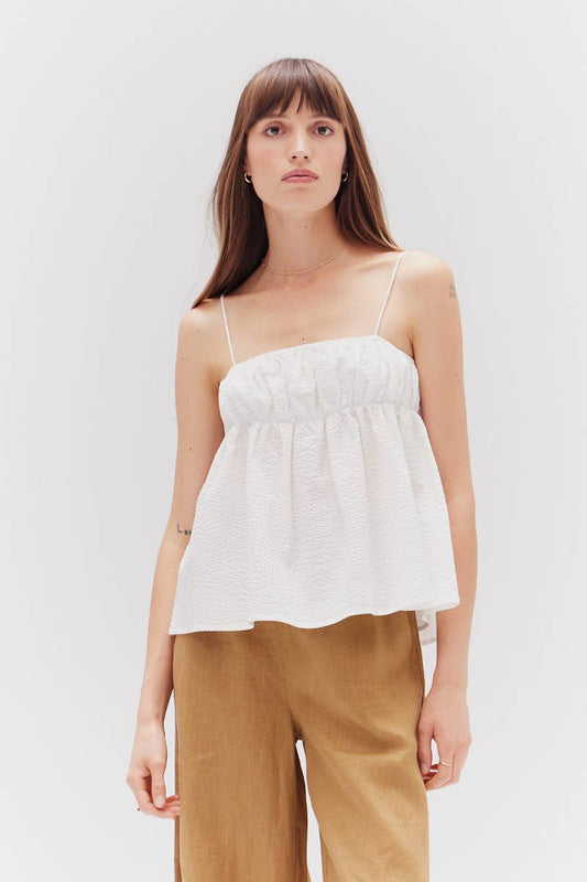 Clara Cami Top - White