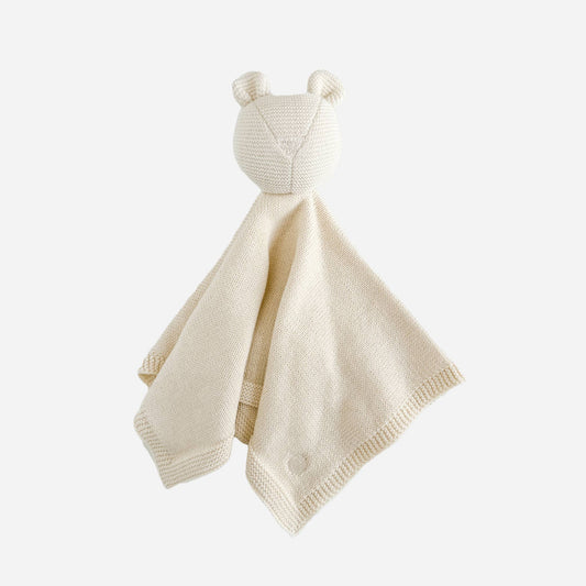 Cream Cotton Lovey Bear