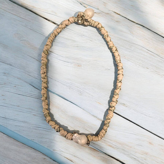 Boho Neutral Pearl Necklace
