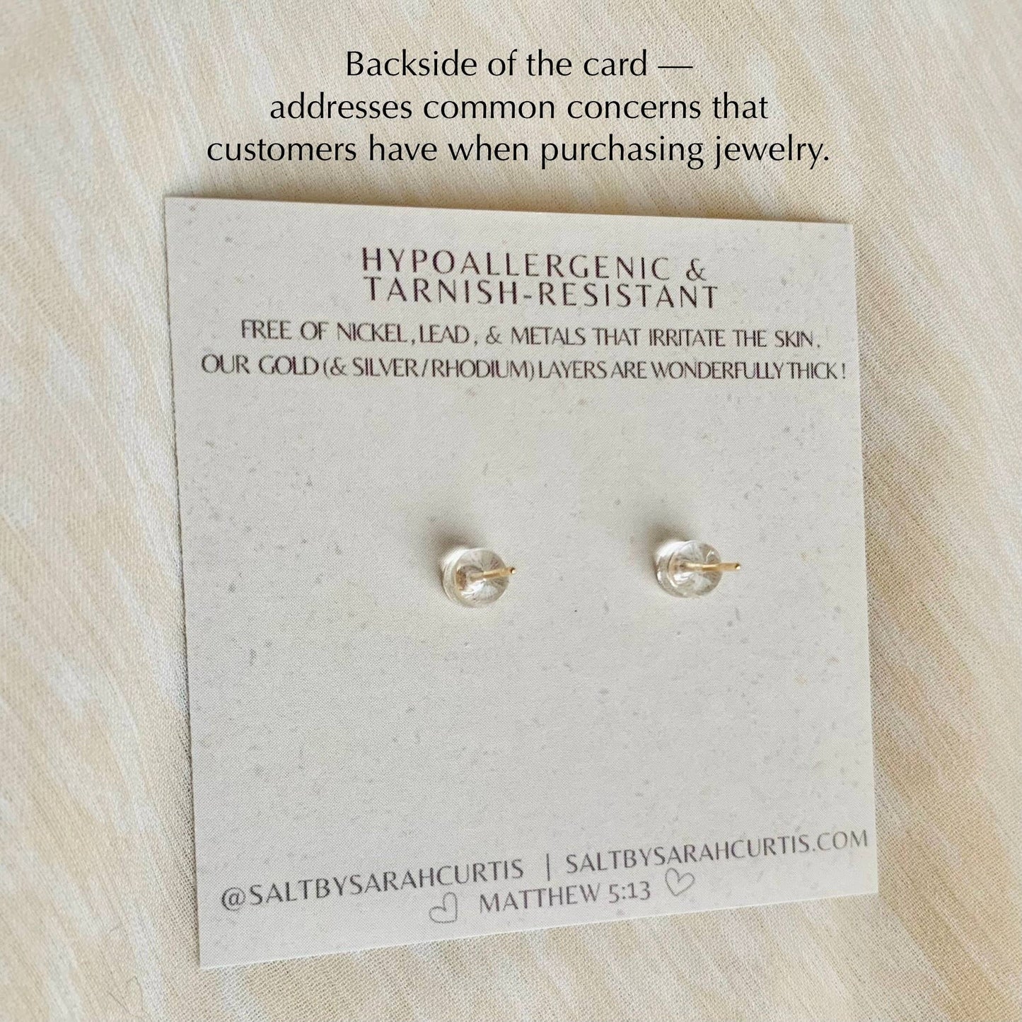 Starfish Studs: 18k Gold