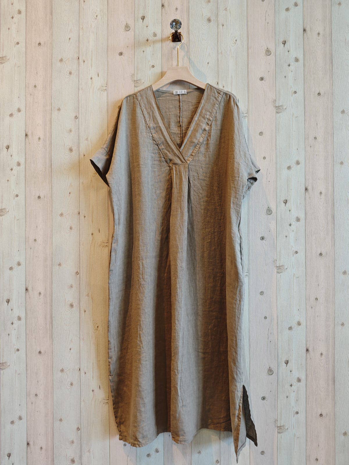 Linen Tunic Dress / One Size