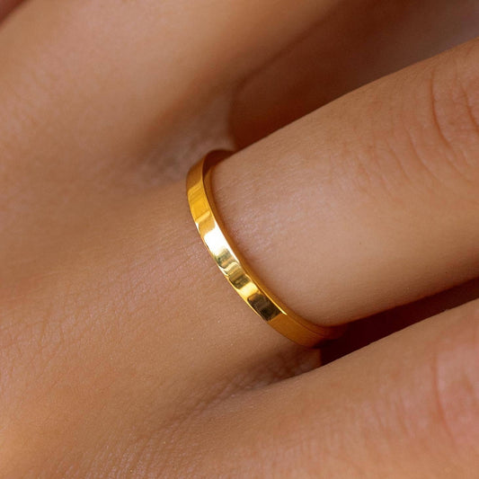 Staple Ring: Gold