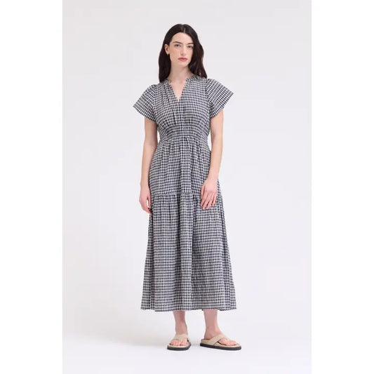 Abigail Gingham Midi