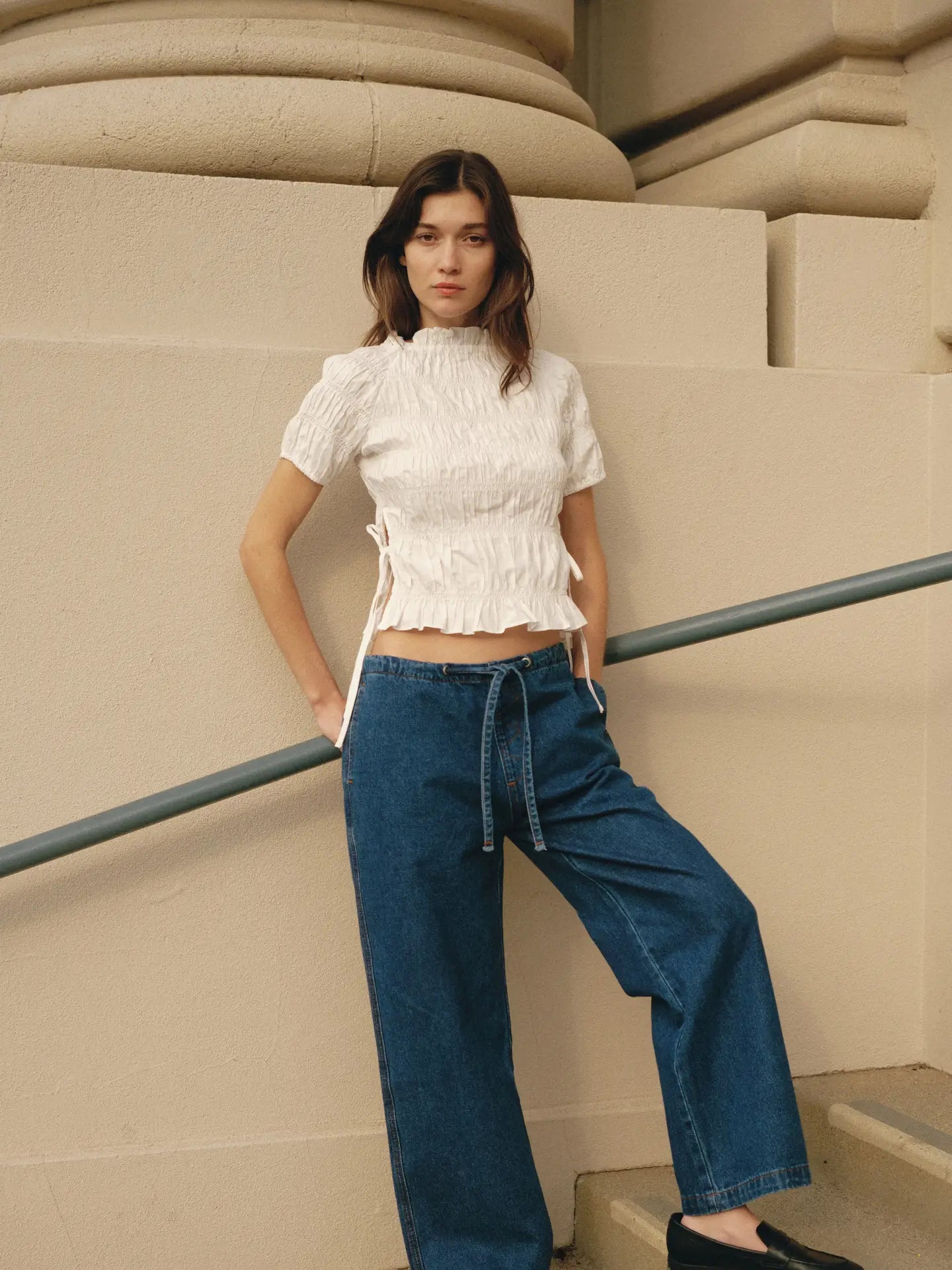 The Roland Top- White