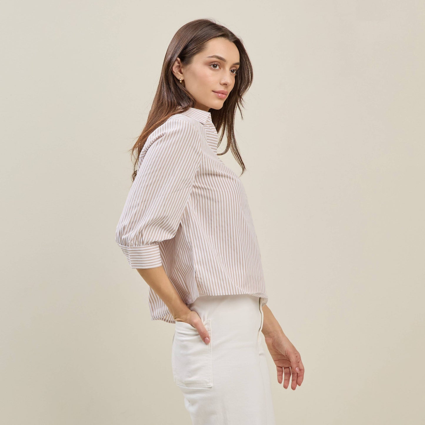Claudia Striped Blouse
