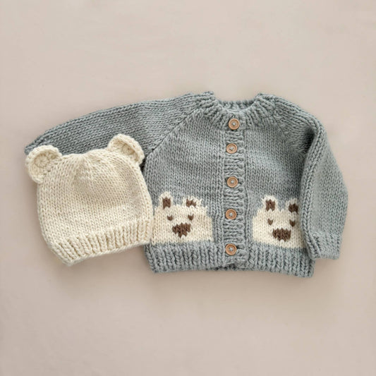 Bear Hat, Cream | XS; 3-6M