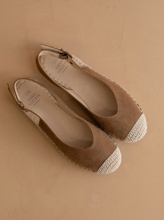 The Massa Brown Espadrille Flats
