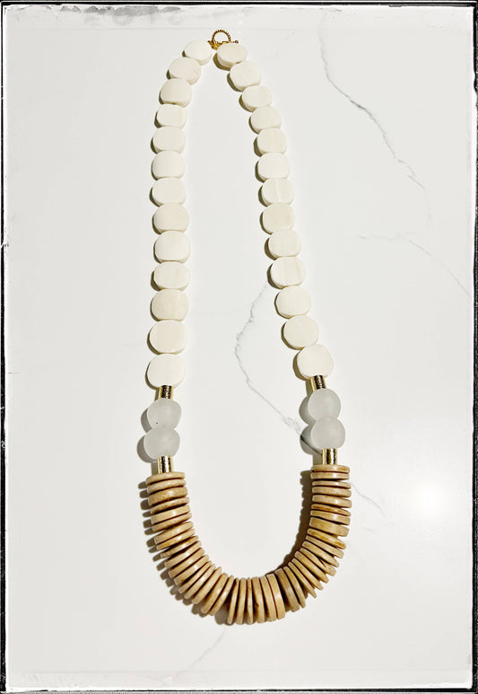 White African Bone Necklace