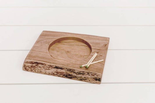 Wooden Candle Holder