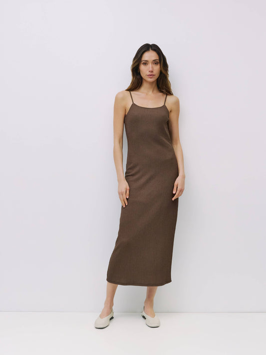 The Karissa Dress - Brown