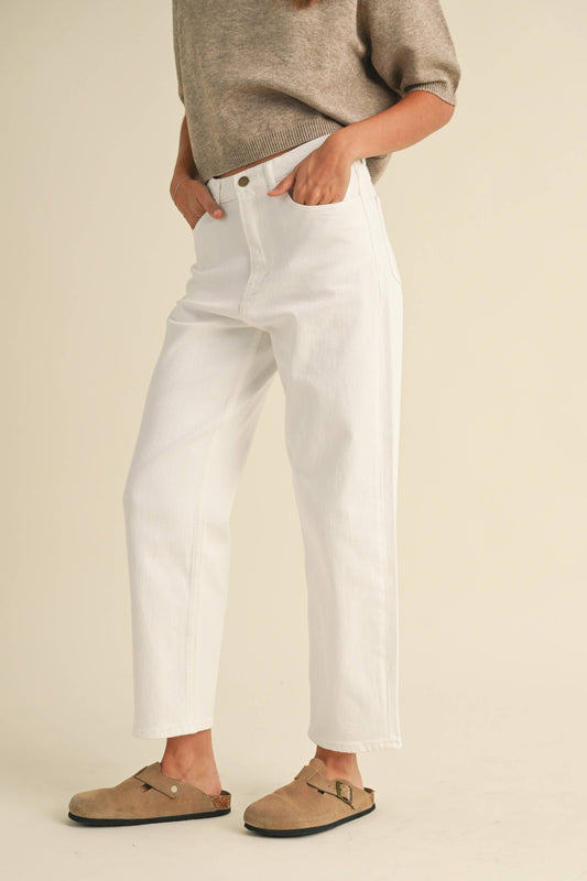 Tapered Cotton Pants