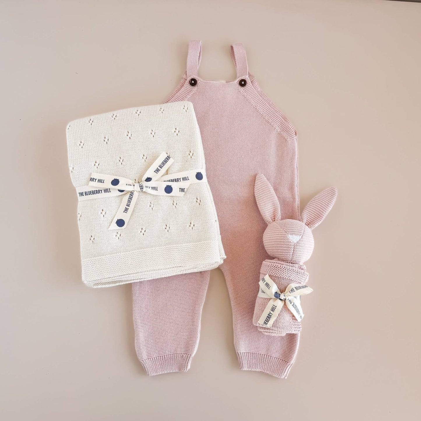 Cream Heirloom Pique Baby Blanket - Organic Cotton