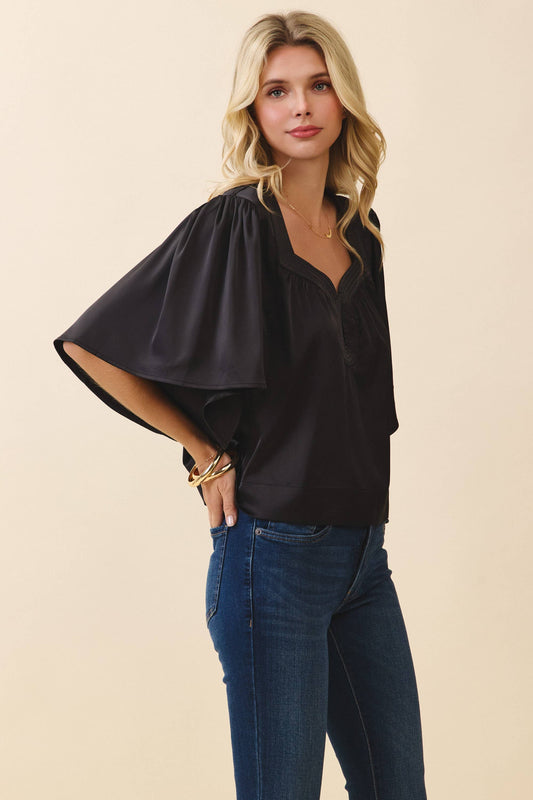 Lydia Drape Top