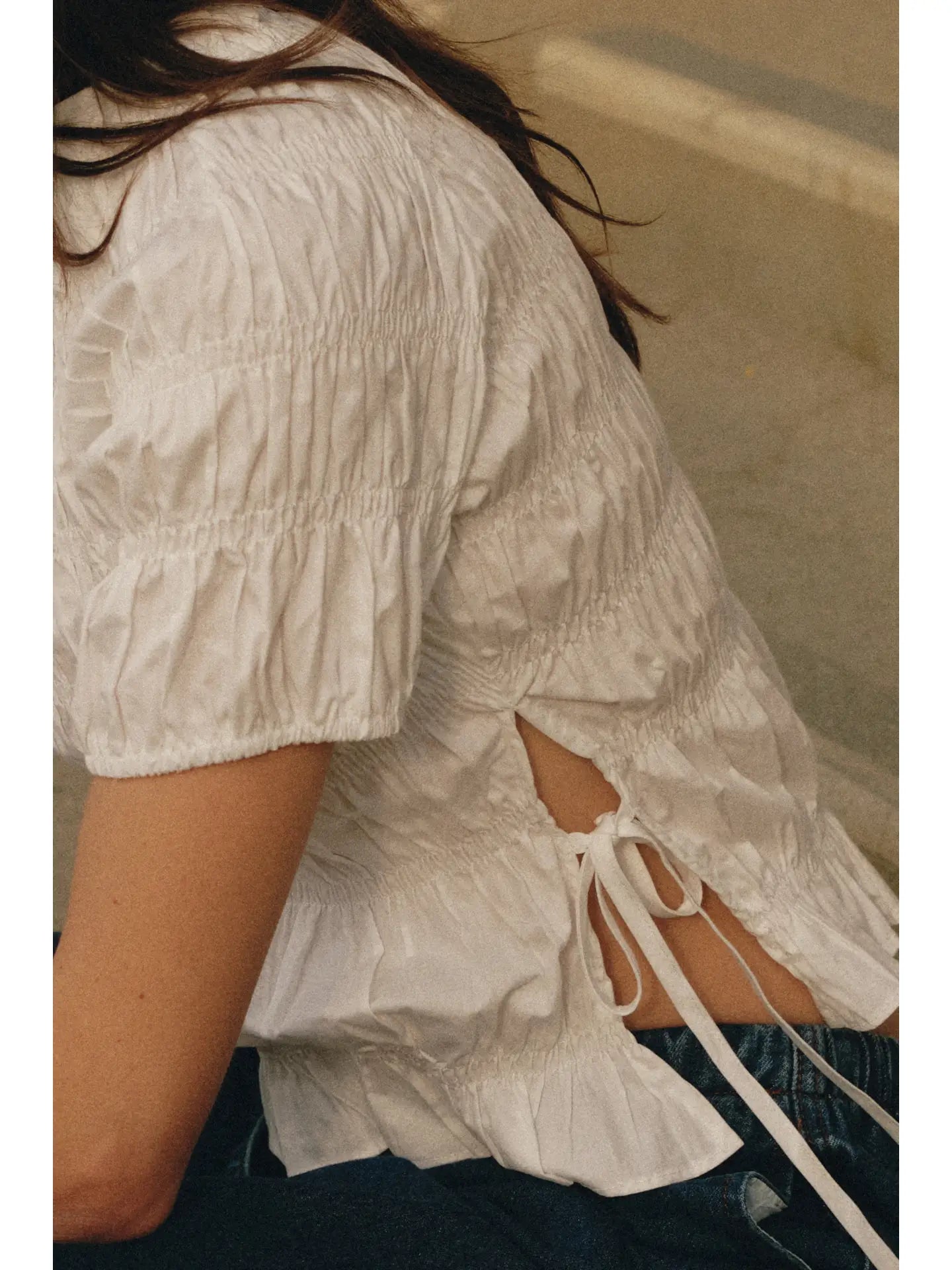 The Roland Top- White