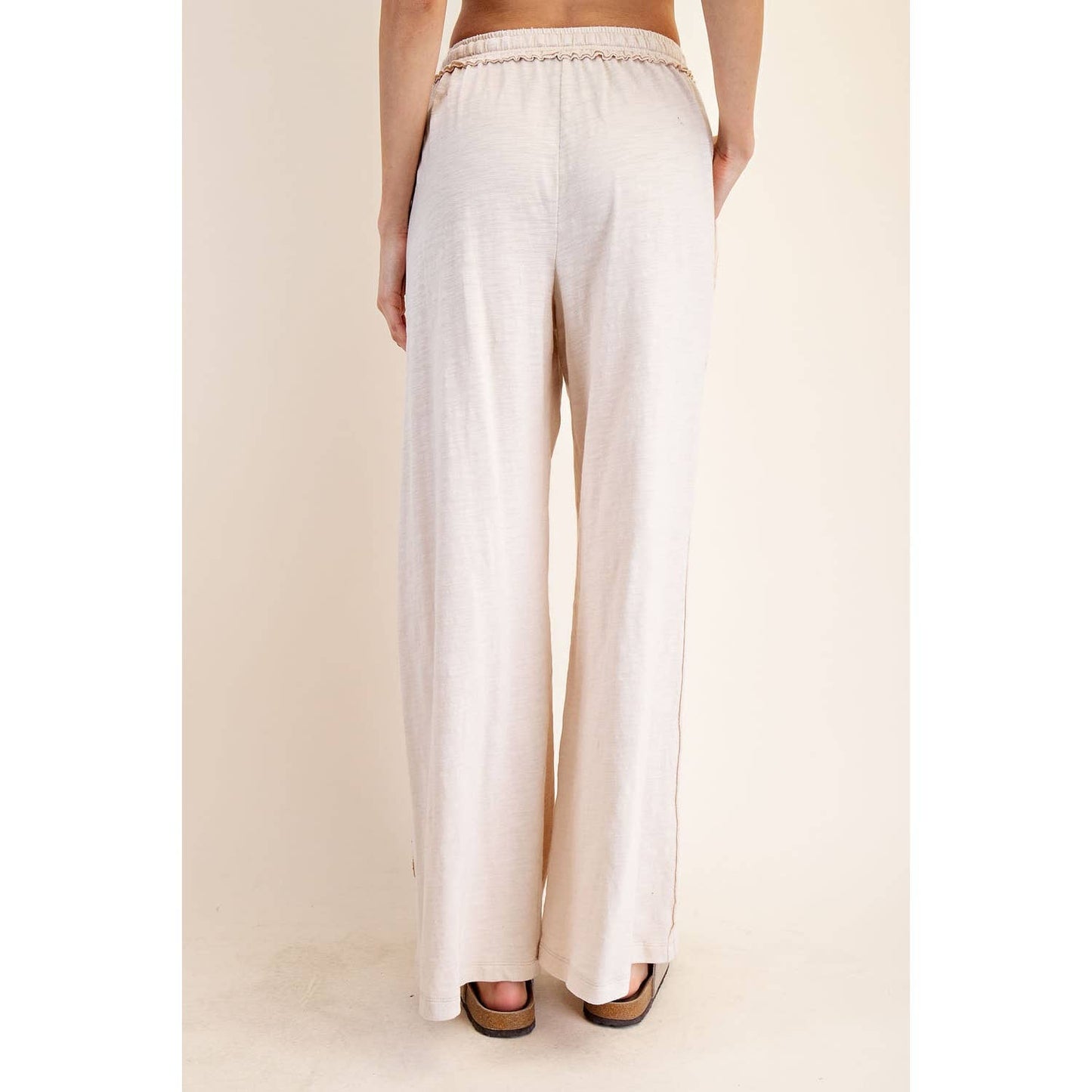 Cotton Wide Leg Pant