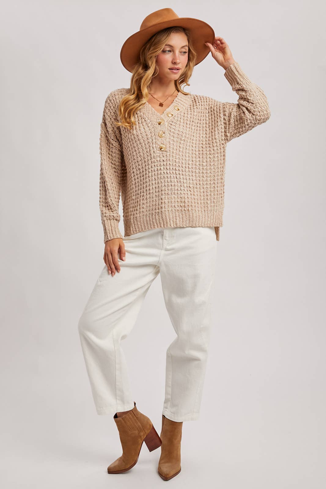 Henely Sweater Top