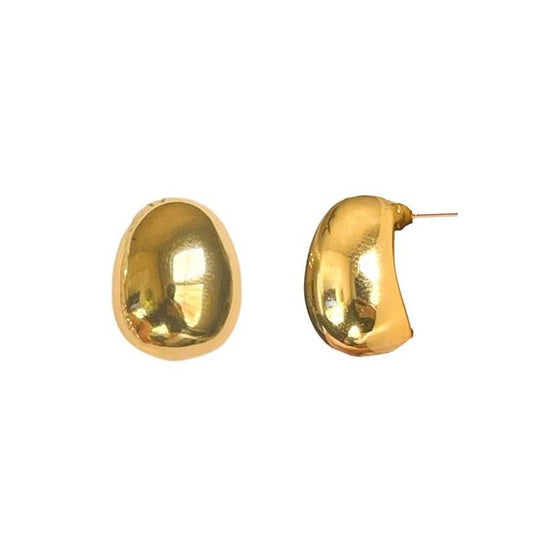 Gold Gumdrop Earring