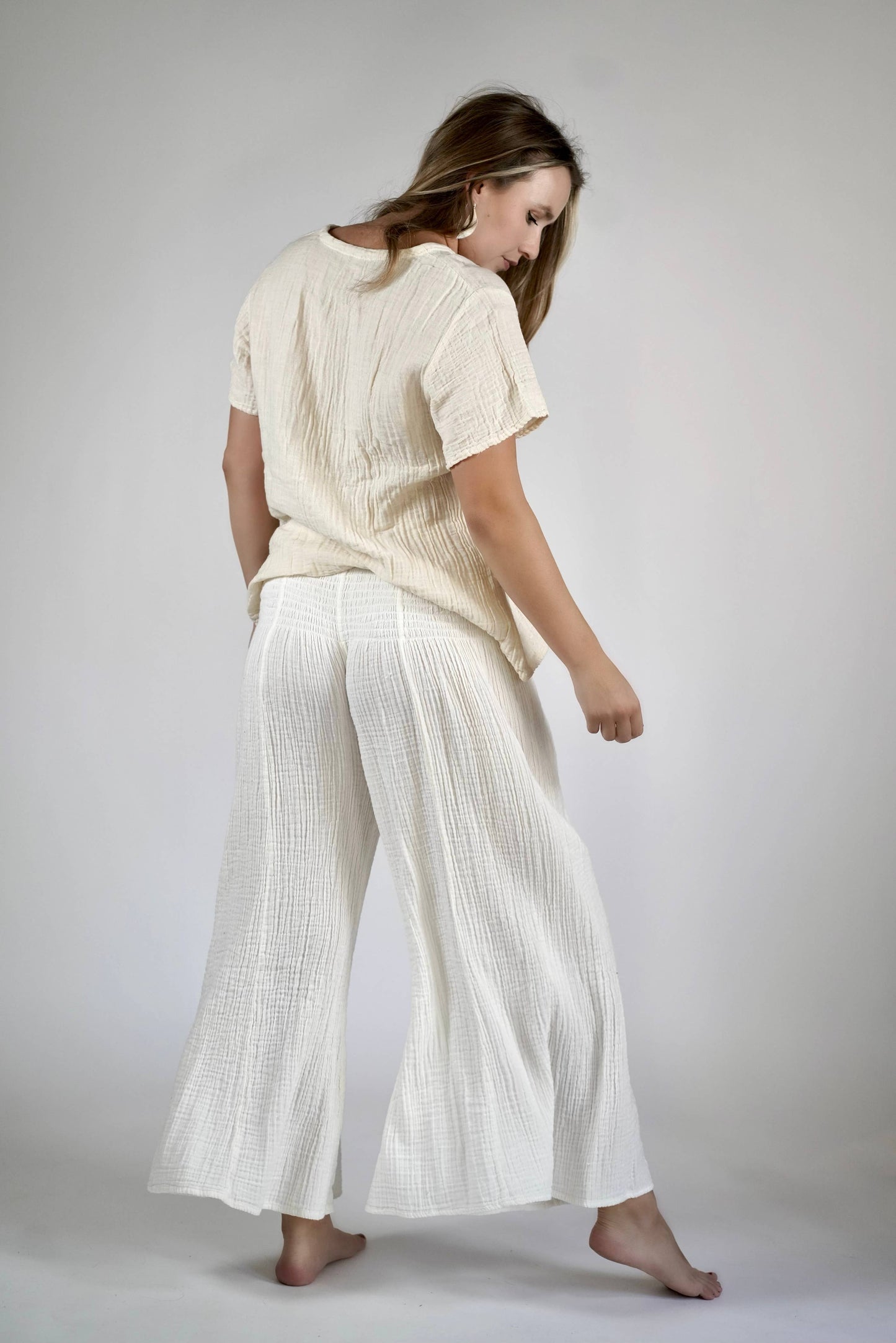 Arpa Cotton Gauze Pants / One Size