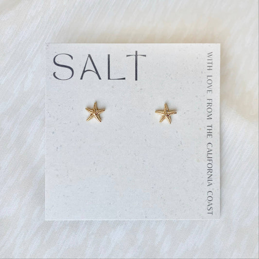 Starfish Studs: 18k Gold