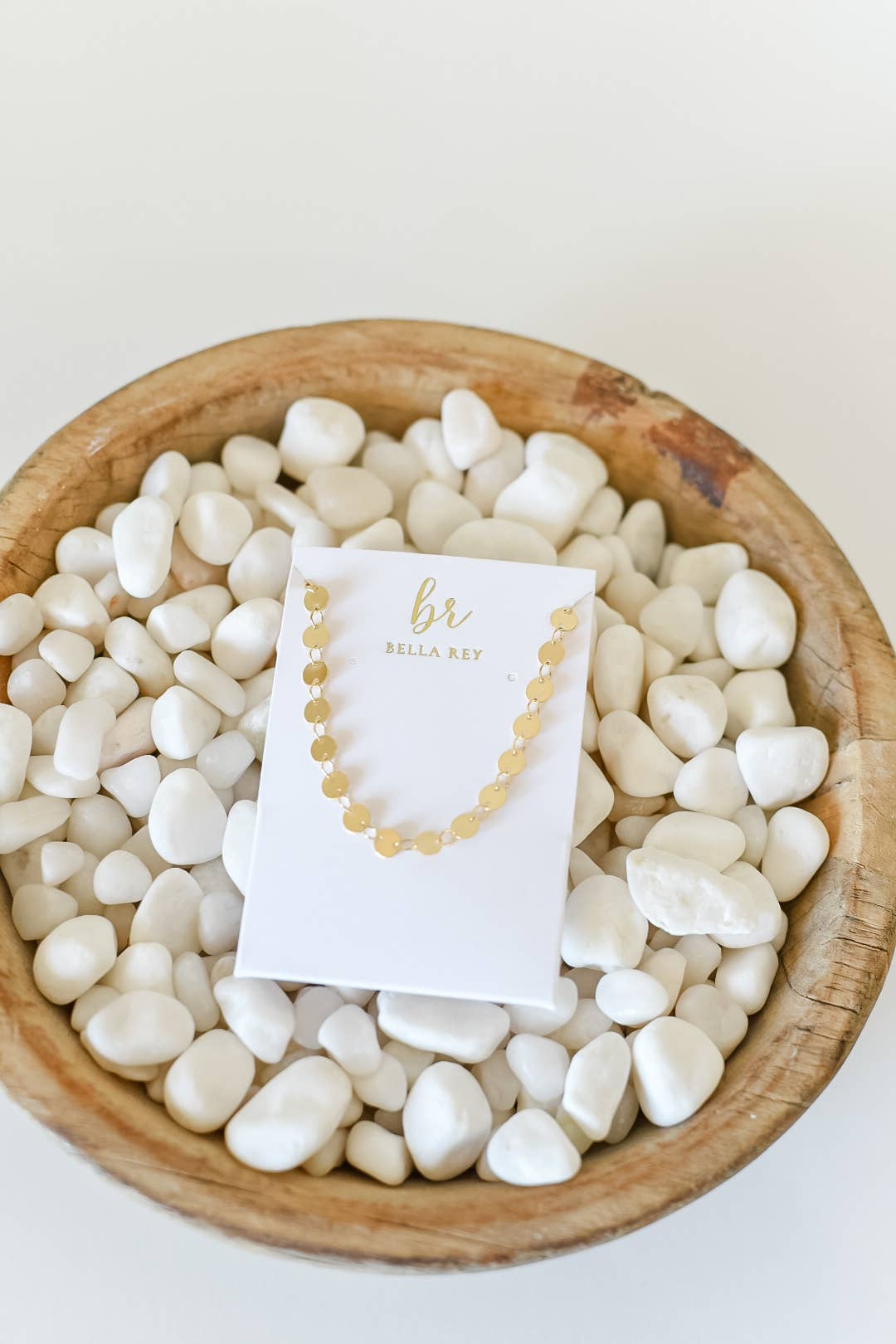 Disc Necklace 18k Gold Plated