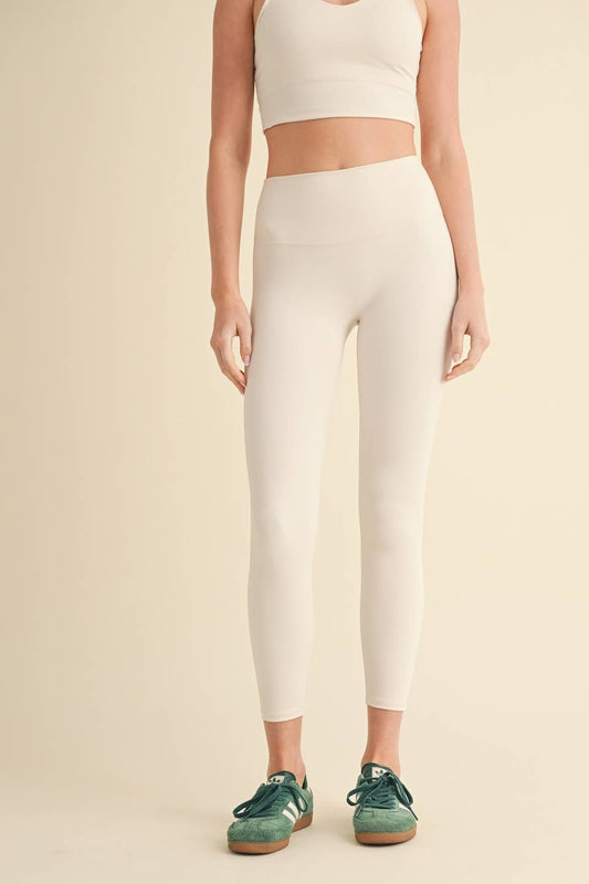 Cream Performance Leggings