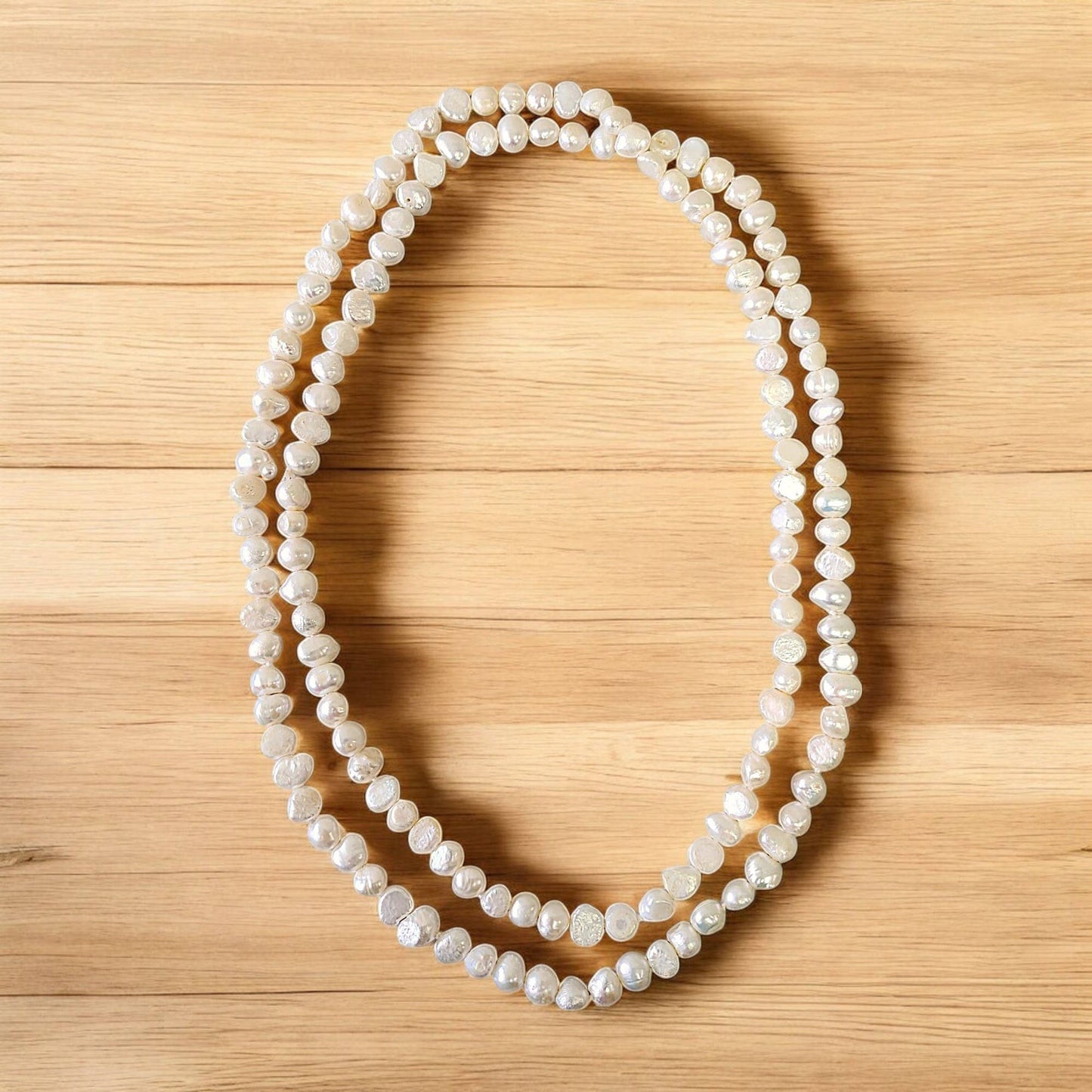 Natural Pearl Layering Necklace