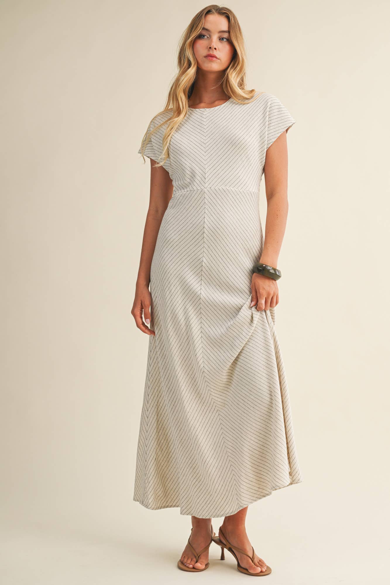 Polly Pinstripe Dress