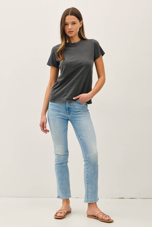 Cotton Tee - Charcoal