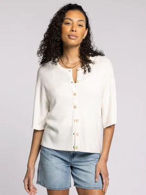 Alyssa Cardigan - White