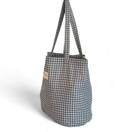 Brisa Gingham Tote