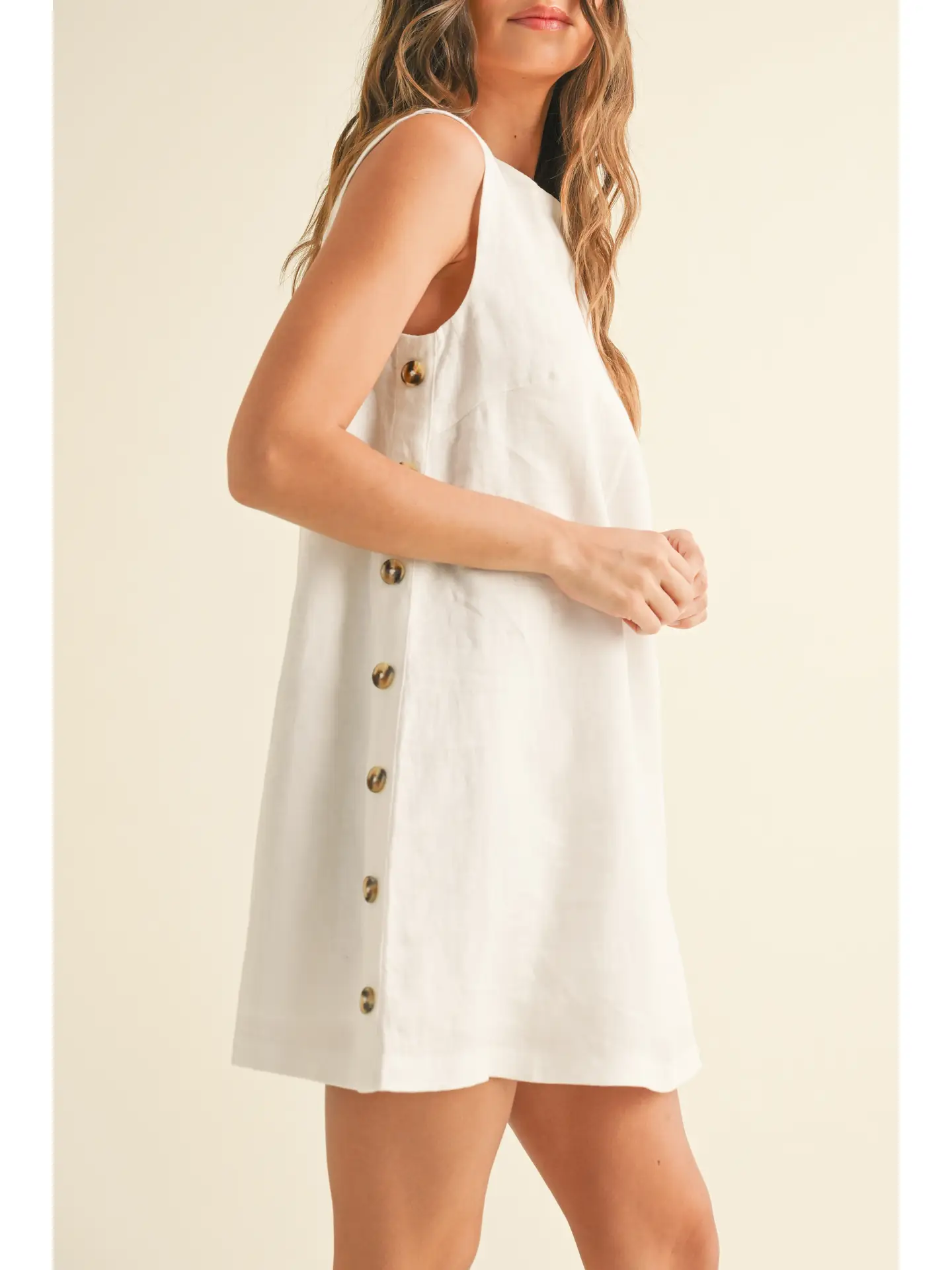 Lila Linen Dress
