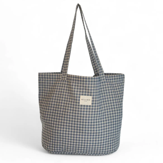 Brisa Gingham Tote