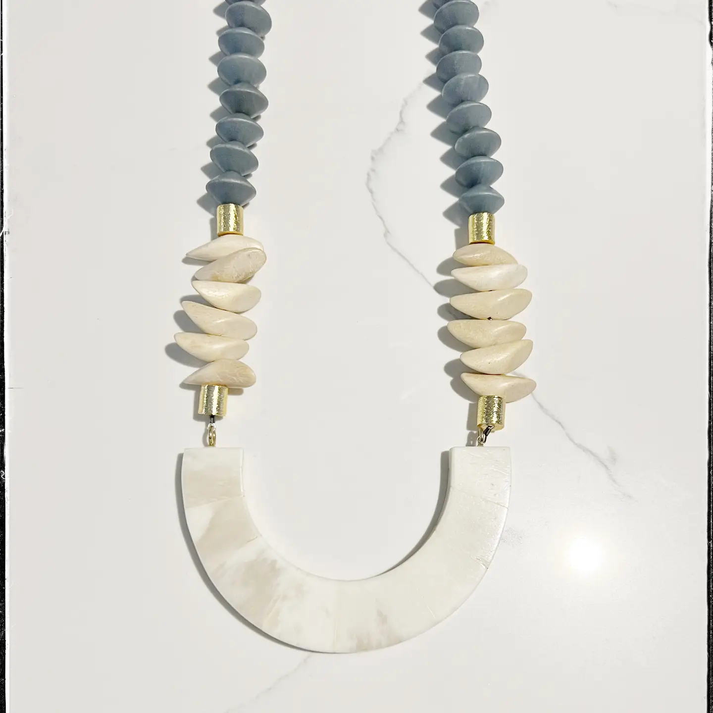 Ivory Pendant Necklace