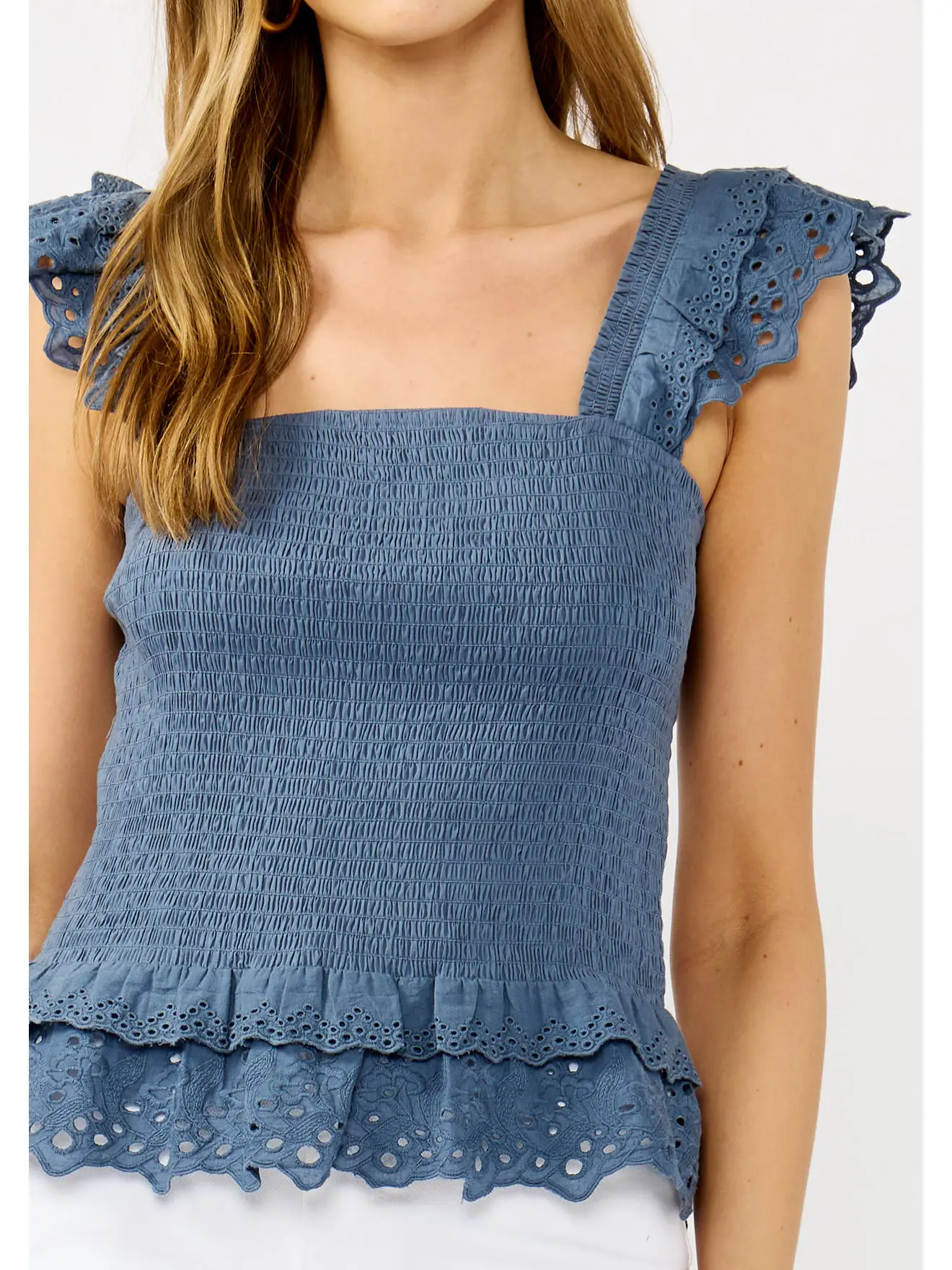 Serai Smocked Top