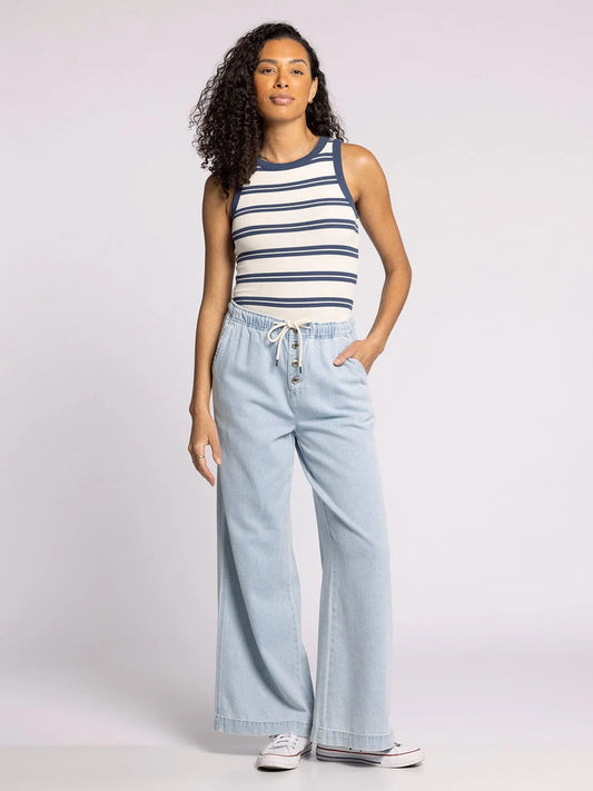 Light Wash Norman Pants