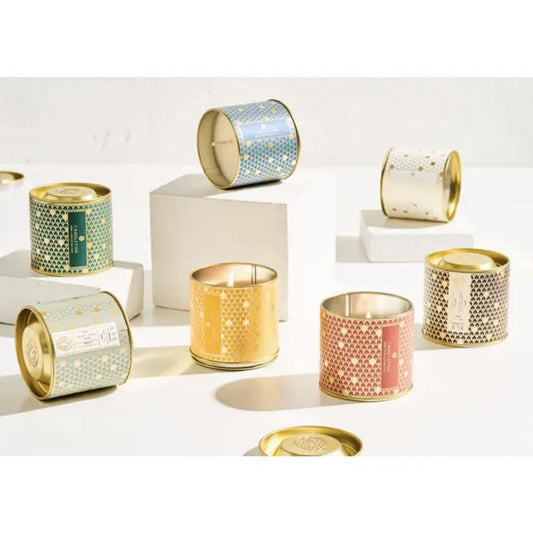 Gold Tin w/ Embossed Lid