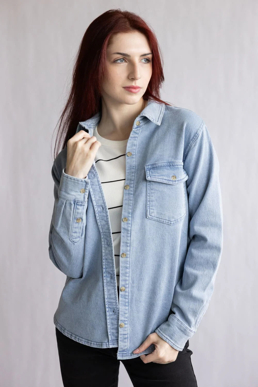 Rylee Shirt- Denim