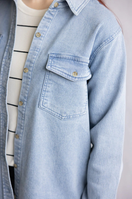 Rylee Shirt- Denim