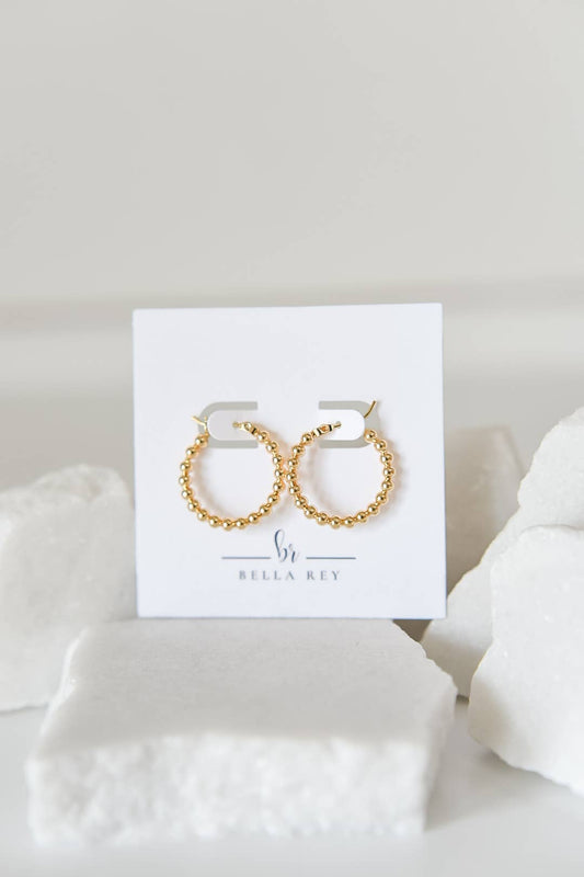 Vivi 18k Gold Plated Hoops