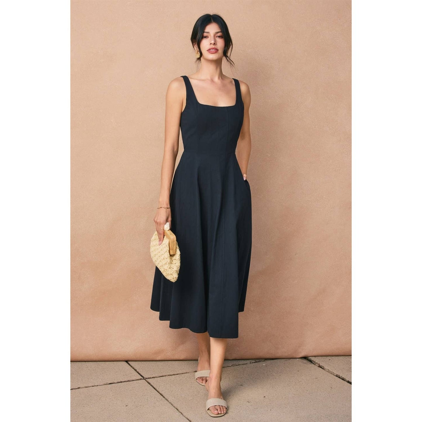 Square Neck Dress