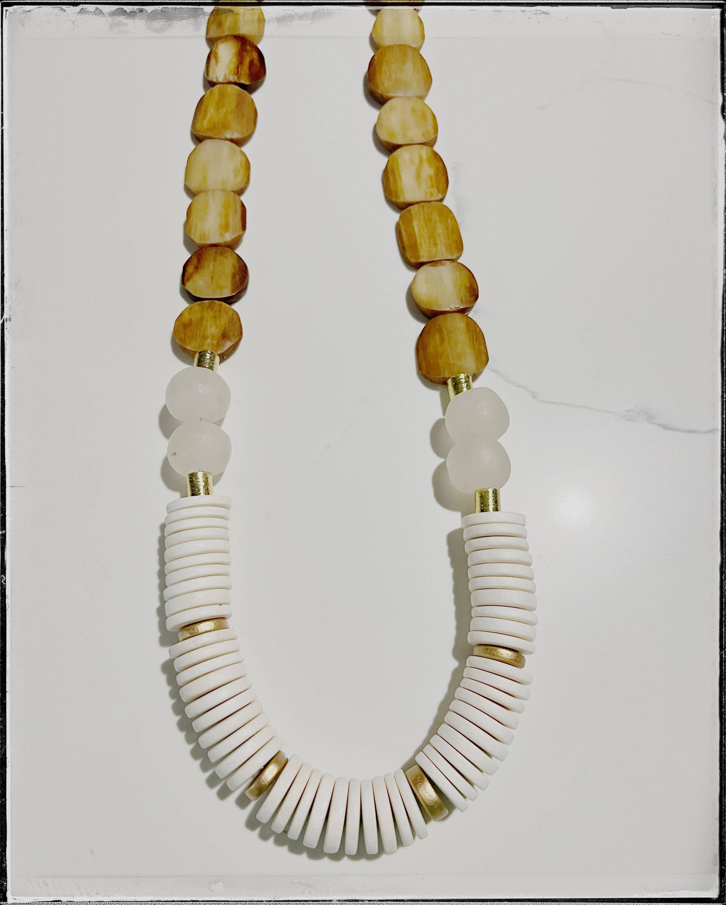 Statement Necklace - Coconut