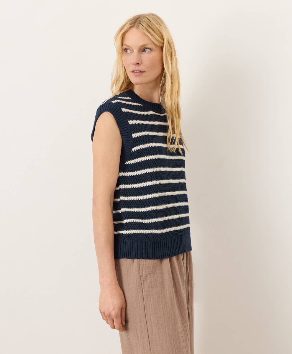 Seabreeze Striped Knit Top