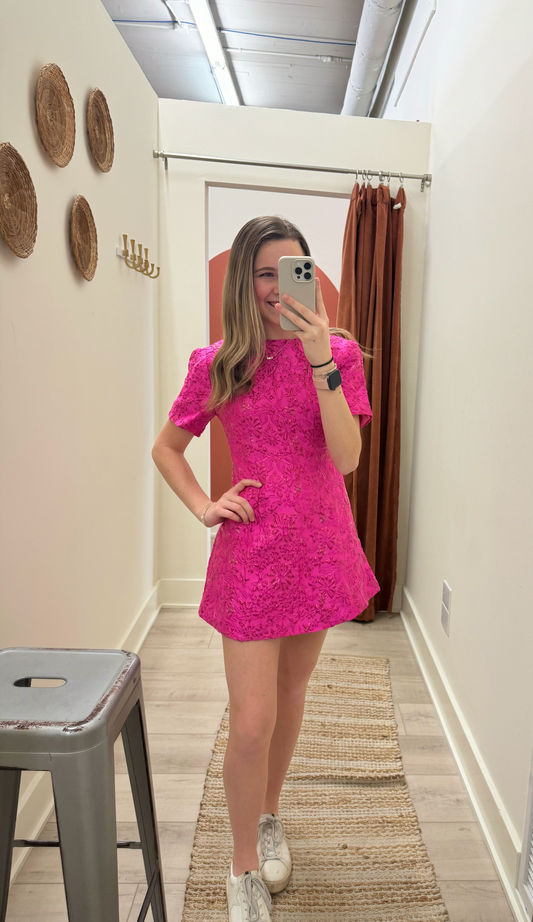 Naya Hot Pink Mini Dress