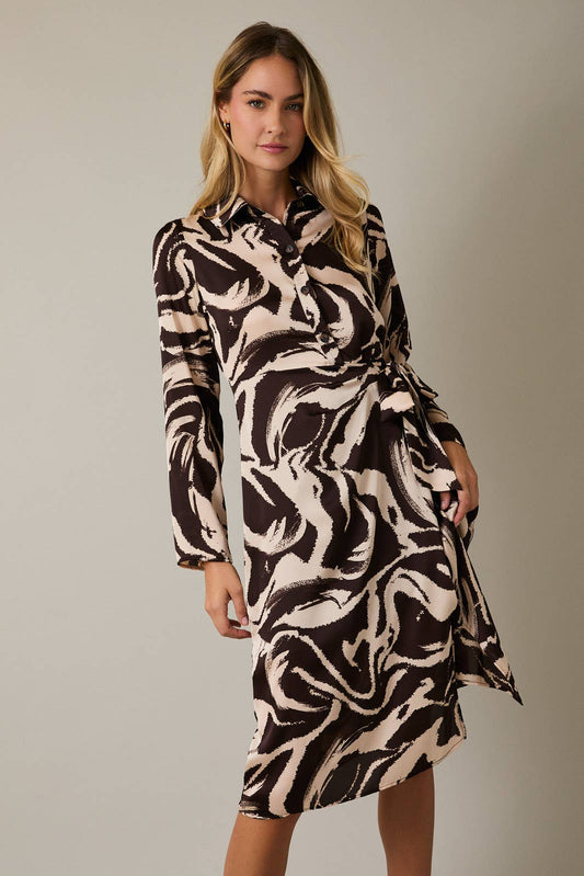 Connie Abstract Midi
