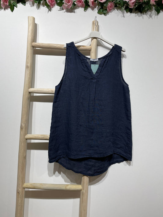 Linen Tunic / Navy