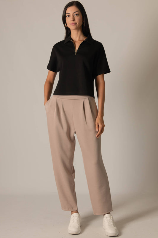 Butter Modal Quarter Zip Top