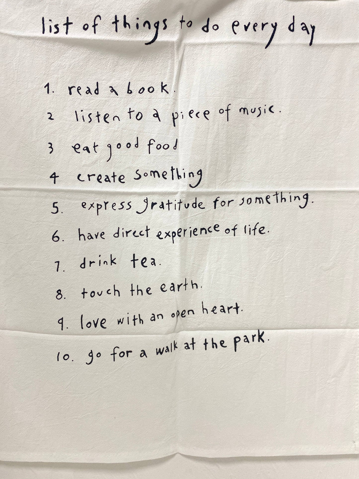To Do List Napkin