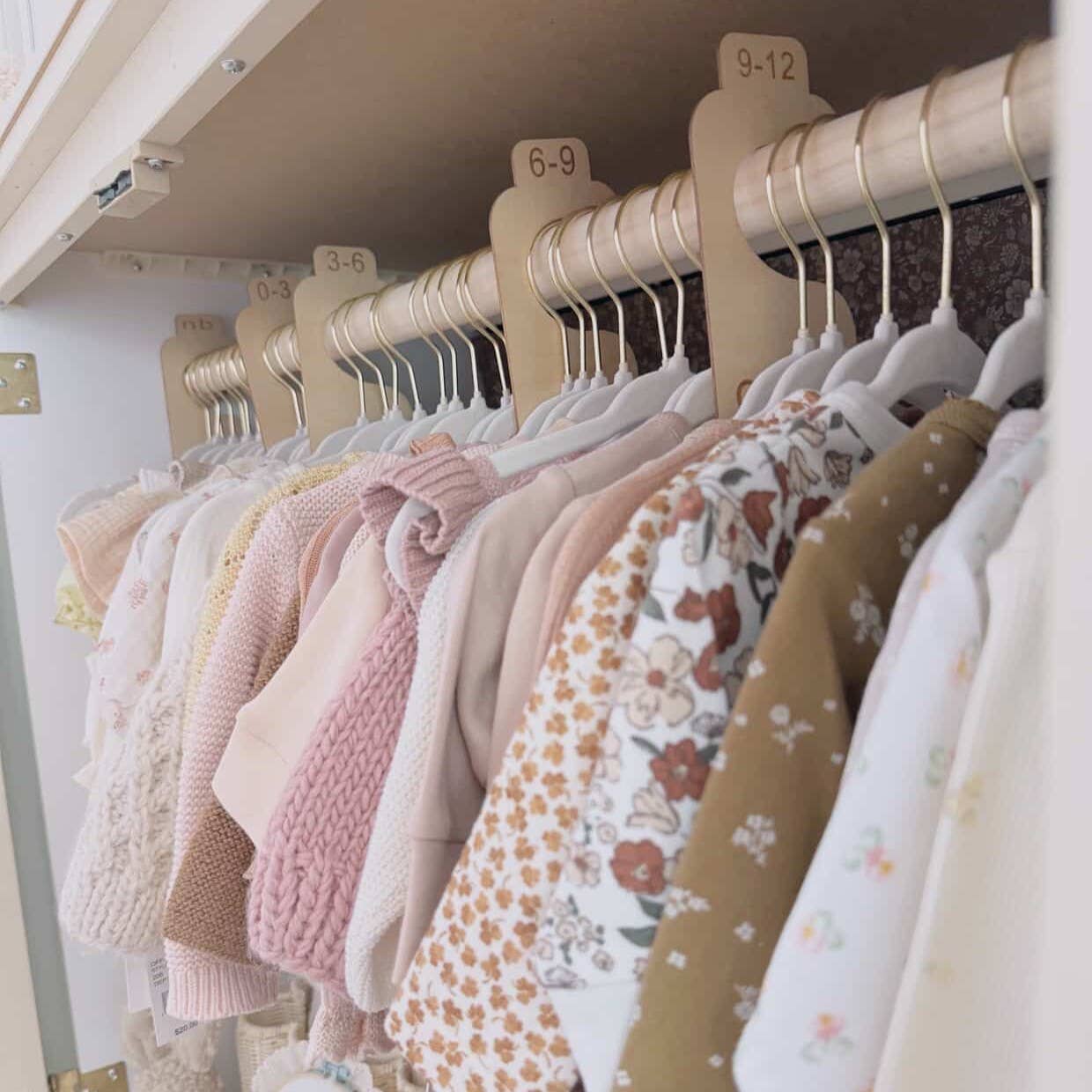Baby Closet Hanger Dividers