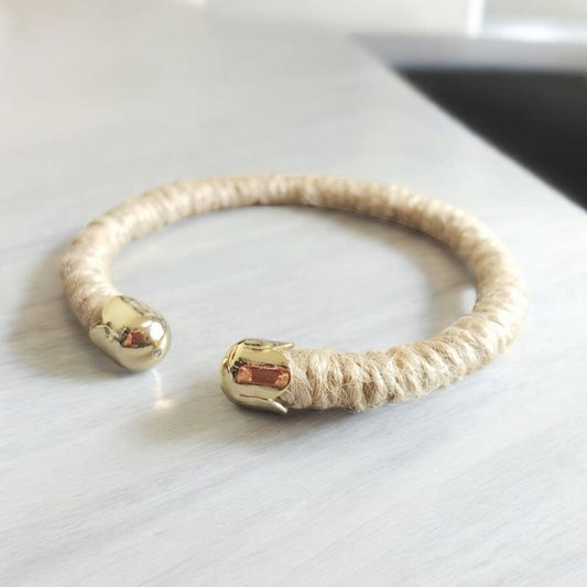 Jute Bangle Bracelet